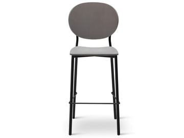 COCO METAL 360-M - High steel stool with back by Origins 1971 - view 3